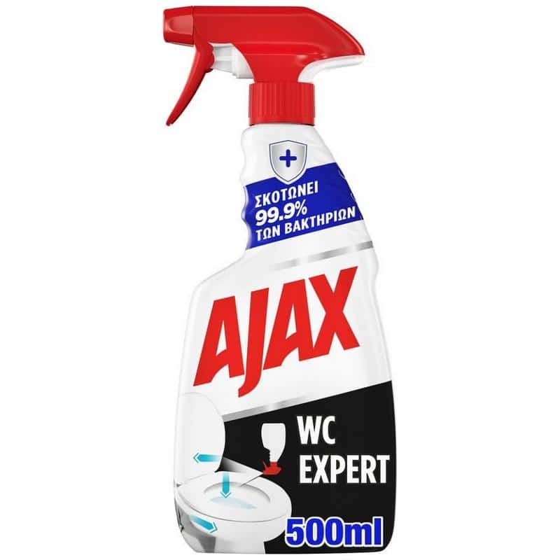 8718951602908 Ajax WC Expert Καθαριστικό Spray Αντλία 500ml - Image 1